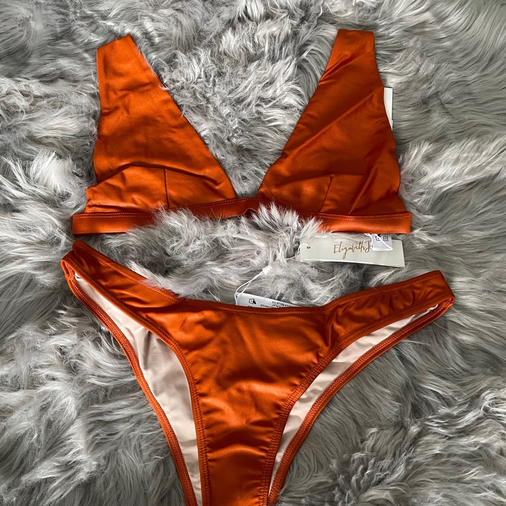 LAST ONE! Beautiful Orange Bikini NWT - Picture 1 of 4
